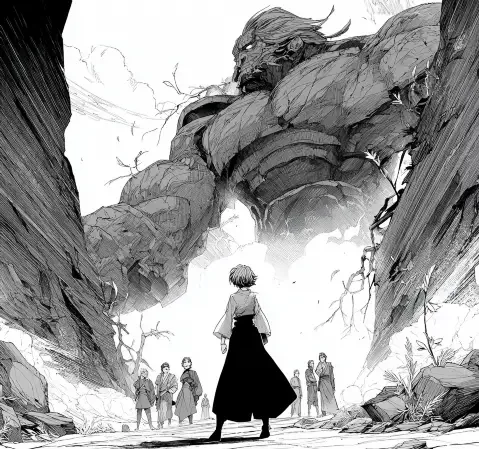 奇幻设定频道代表封面，画面为悬浮岛屿与魔法光纹